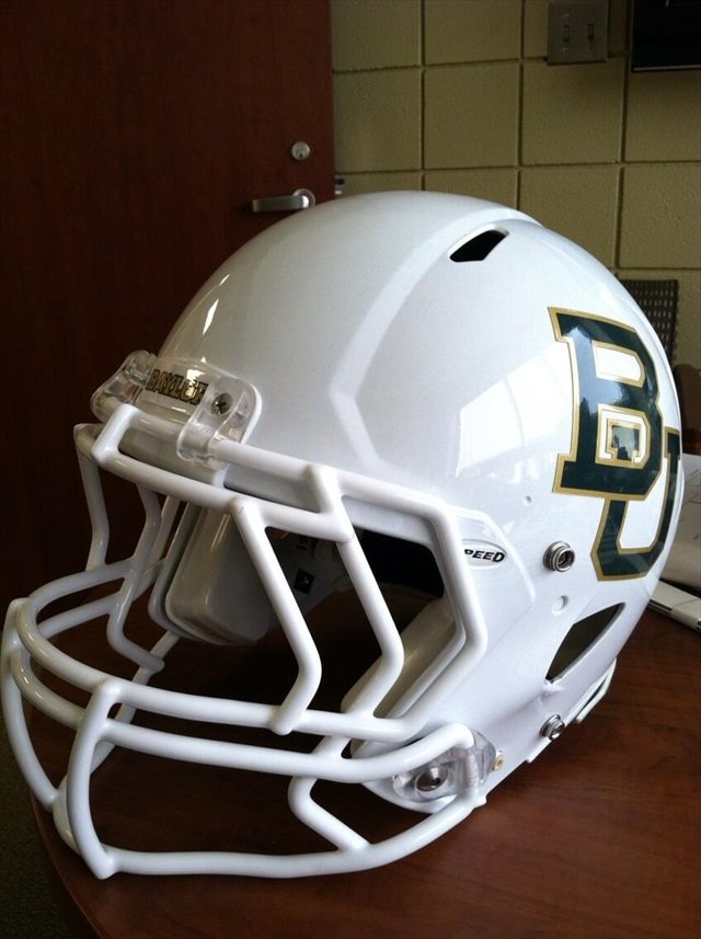 baylor white helmet