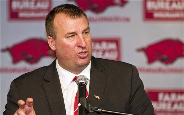 Bret Bielema called his comments about Alabama and Nick Saban a 'joke.' (USATSI)