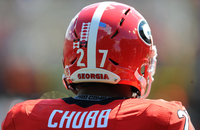 Georgia's Kirby Smart on Nick Chubb: He's showing 'good progress