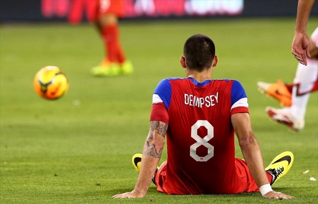 Clint Dempsey was announced in the starting lineup before a last-minute scratch. (USATSI)