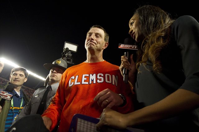 Clemson officials have stood behind Dabo Swinney. (USATSI)