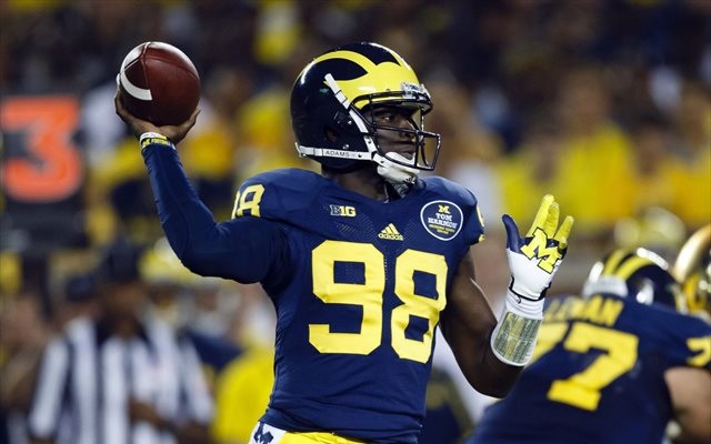 Devin Gardner has an unusual new jersey number. (USATSI)