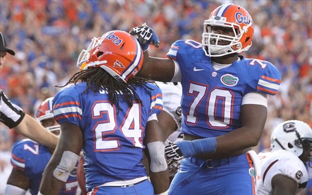 Florida starting OT D.J. Humphries to miss 2-4 weeks 