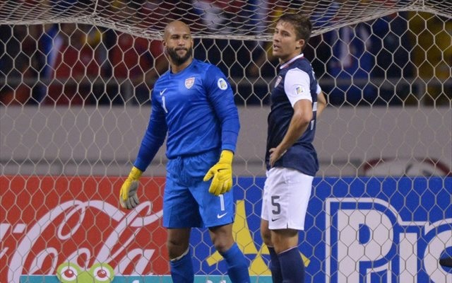 It was a rough night at the office for Tim Howard and Matt Besler. (USATSI)