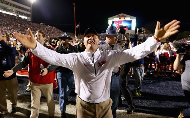 Something tells us Hugh Freeze can appreciate April Fools' Day. (USATSI)