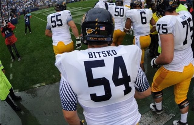 Kent State will wear No. 54 on helmets to honor fallen teammate Jason Bitsko