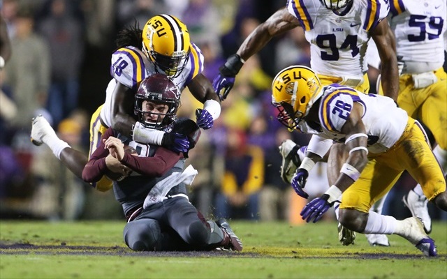 Johnny Manziel had a rough afternoon in Baton Rouge. (USATSI)