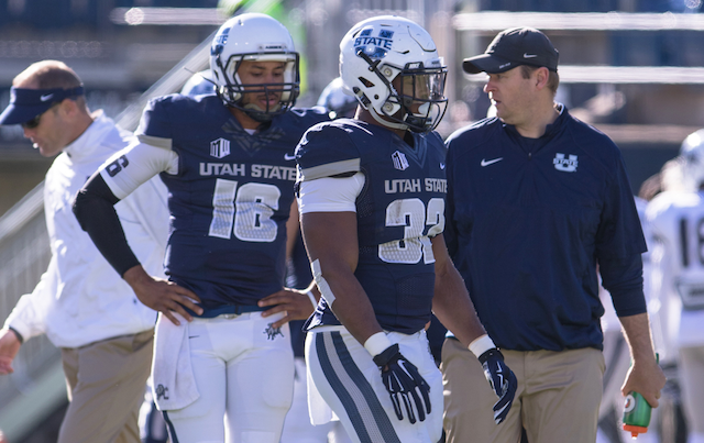 Josh Heupel (Utah State Athletics)