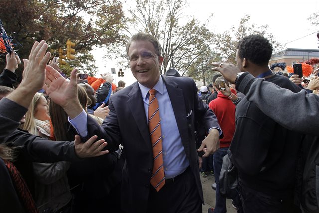 Gus Malzahn has helped win two SEC titles in his four total seasons at Auburn. (USATSI)