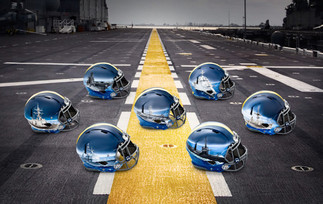 Navy helmets (Navy Athletics)