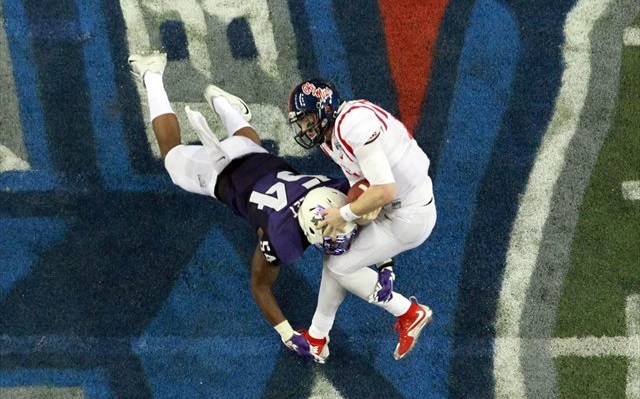 Now Ole Miss will always have something to remember the Peach Bowl by. (USATSI)