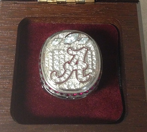 Alabama best sale championship rings