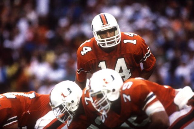 In 1982 the Miami Hurricanes had Jim Kelly, Bernie Kosar, and Vinny  Testeverde on the same roster. : r/nfl