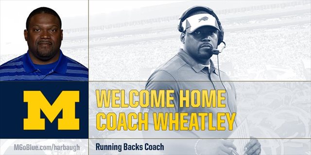 Former UM great Tyrone Wheatley named Wolverines running backs coach