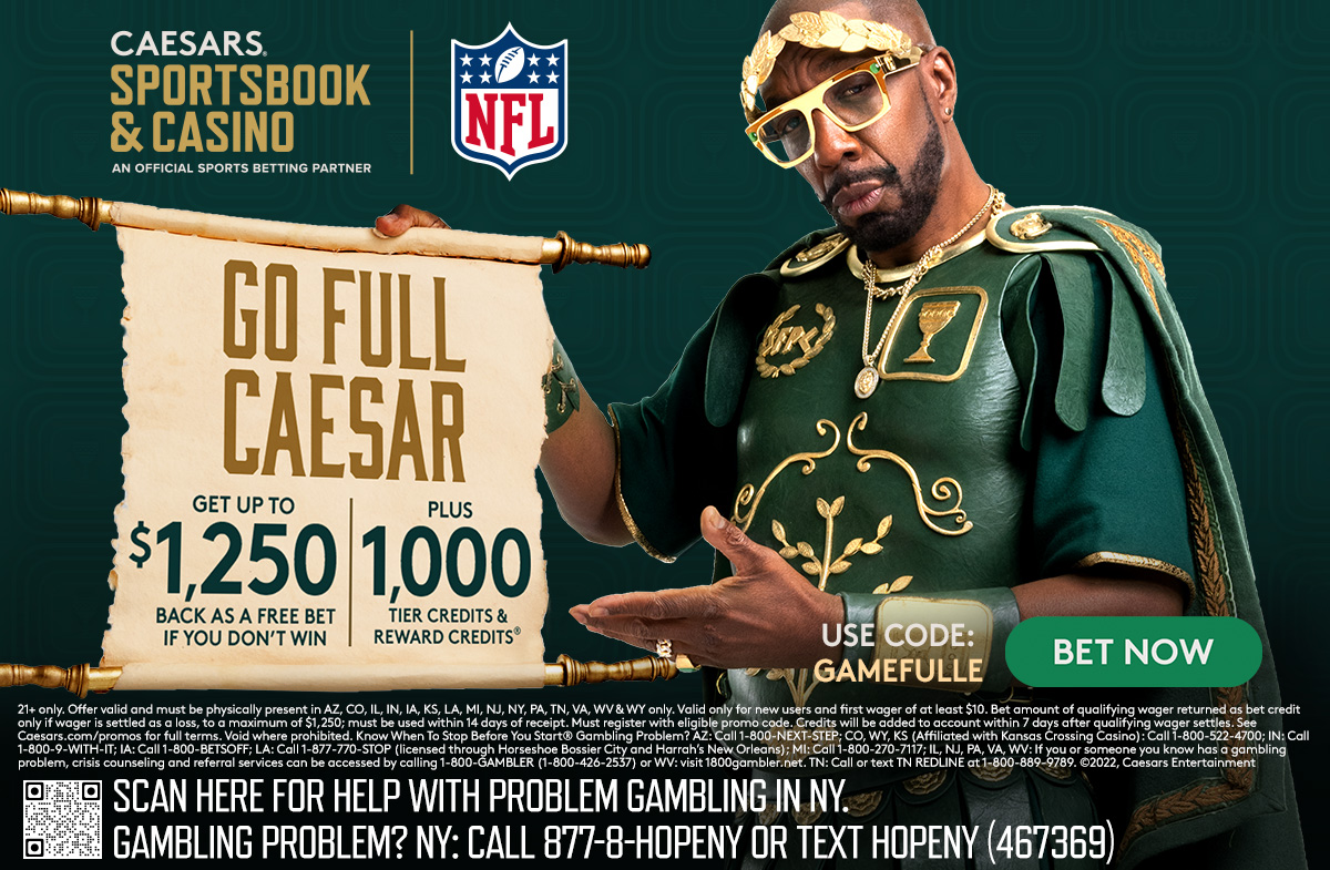 Get up to $1,250 back as a free bet