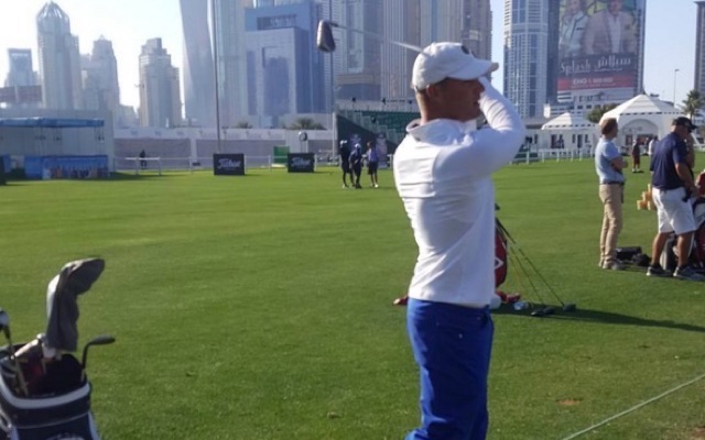 Bryson DeChambeau in Dubai. (Instagram/BrysonDeChambeau)