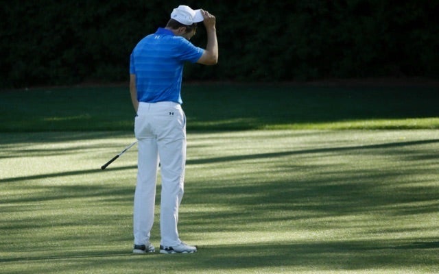 Jordan Spieth falls apart. (USATSI)