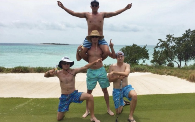 Rickie Fowler and Co. have officially ended SB2K16. (@RickieFowler)