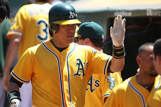 Japan Baseball Star Hideki Matsui of the Oakland Athletics