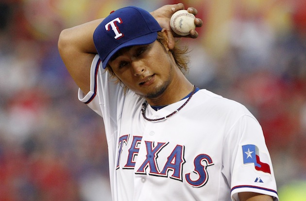 Rangers' Darvish gets 1st opener