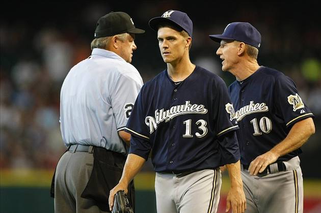 Zack Greinke will face his former future team tonight