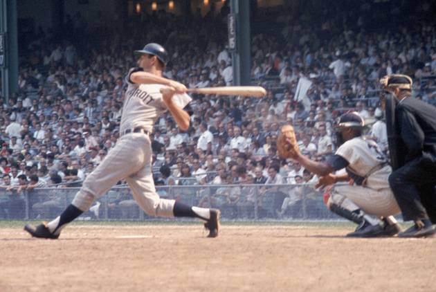 Mickey Mantle, Mike Trout and Jackson Carmine