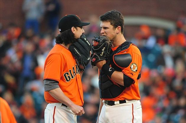 buster posey orange jersey