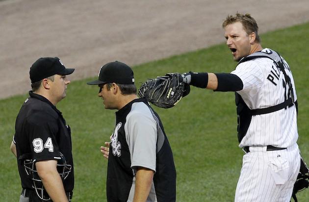 This is a 2012 photo of A.J. Pierzynski of the Chicago White Sox