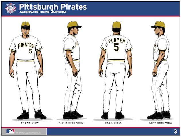 pittsburgh pirates home uniform