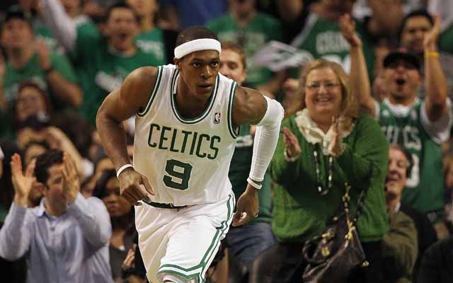 The Celtics' future with Rajon Rondo is unclear.  (USATSI)