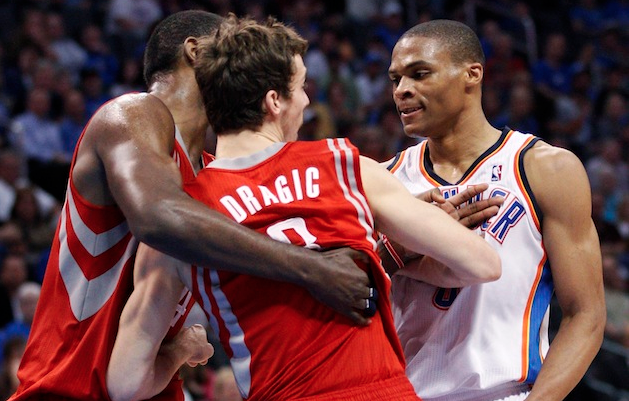 OKC Thunder's Russell Westbrook may be rough on the Mavericks