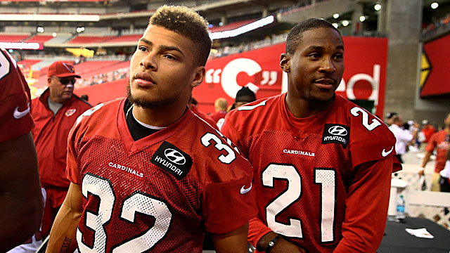 Tyrann Mathieu Signed Arizona Cardinals Jersey / AKA Honey Badger