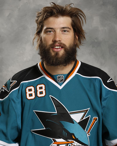 How Brent Burns' beard makes great TV: A Sharks star is now a 'Vikings'  guest star - The Athletic