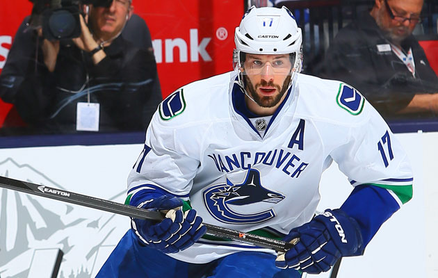 Is Ryan Kesler on his way out of Vancouver? (Getty Images)
