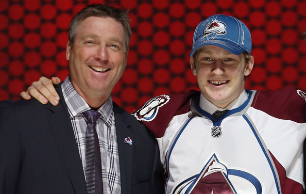 Patrick Roy and Nathan MacKinnon could both take home hardware. (Getty Images)