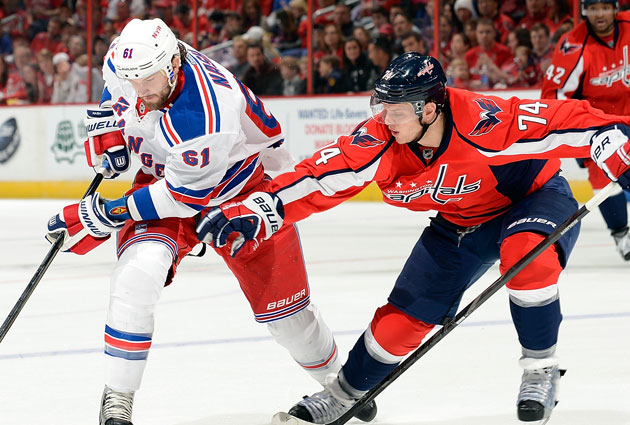 Rick Nash and Karl Alzner will probably see a lot of each other. (Getty Images)