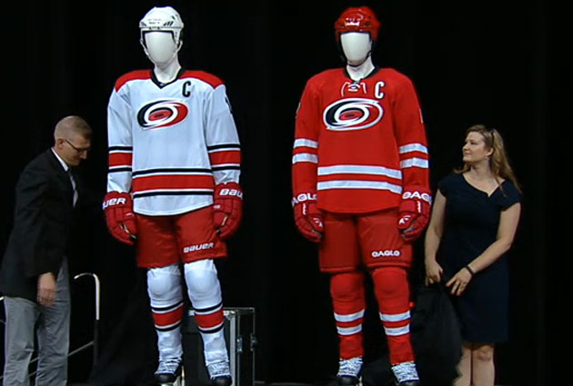 Carolina Hurricanes on X: Come see the new #Canes uniforms in person at  The Eye team store before they arrive for sale in September. #NewStorm   / X