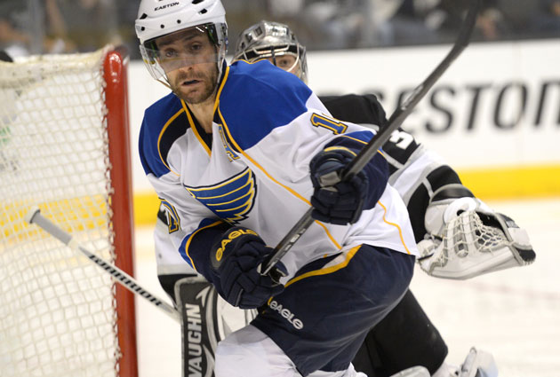 Andy McDonald had seven goals, 14 assists this season for St. Louis. (USATSI)