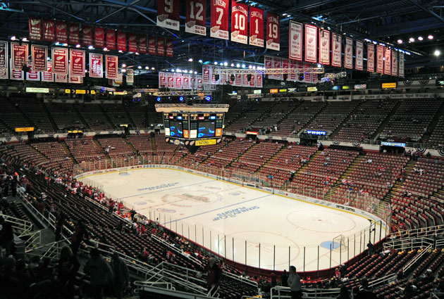 Joe Louis Arena has seen a lot of great players come through in its time. (USATSI)