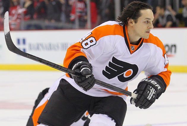 Danny Briere spent the past six seasons in Philadelphia. (USATSI)