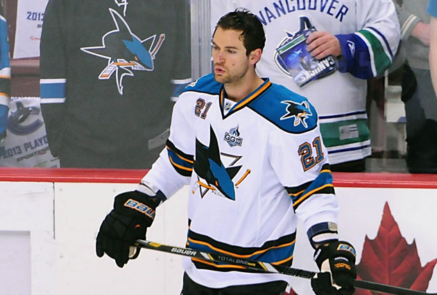 T.J. Galiardi had five goals, nine assists this season in San Jose. (USATSI)