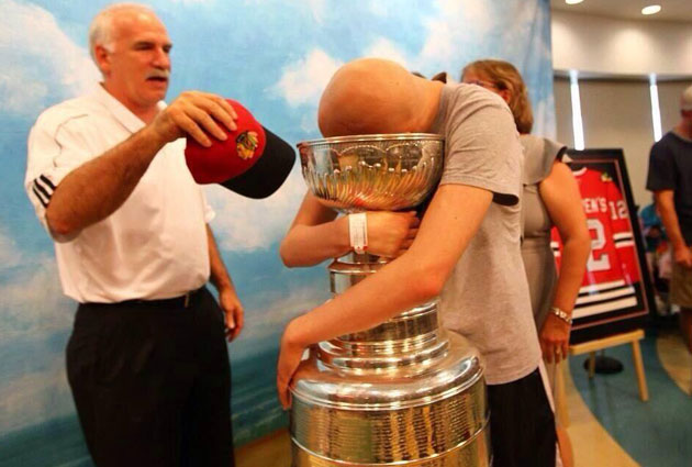 PHOTOS: Joel Quenneville takes Stanley Cup to Children's Hospital