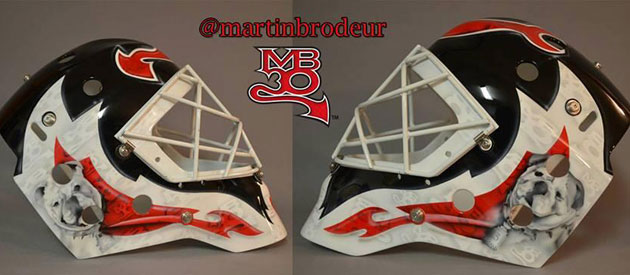 martin brodeur helmet