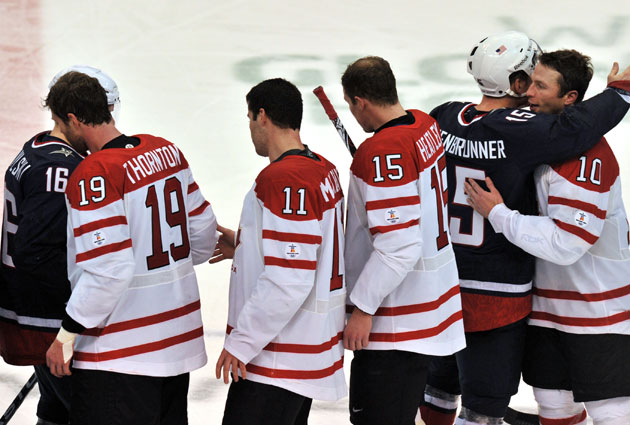 Hard to Find Martin Brodeur on Team Canada Custom 