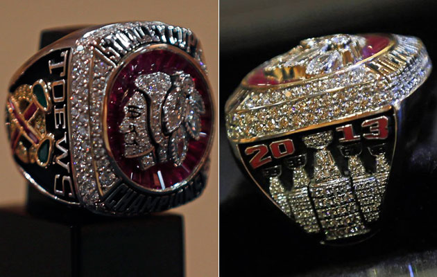 That's a whole lot of bling. (Chicago Tribune)