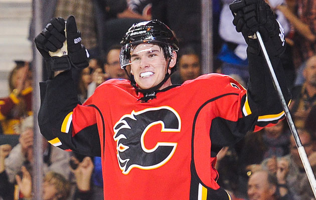 Monahan leads Calgary with six goals thus far. (Getty Images)