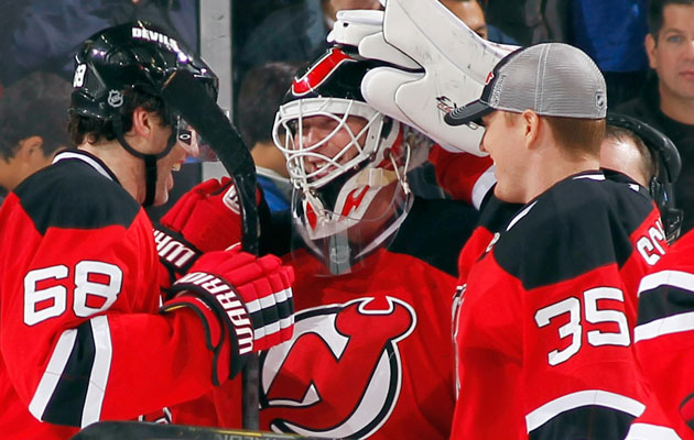 New Jersey Devils goalie Martin Brodeur about to take ice before game  News Photo - Getty Images