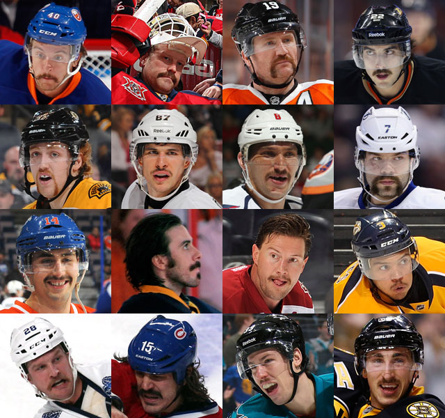 The top 10 greatest NHL Movember mustaches for 2010