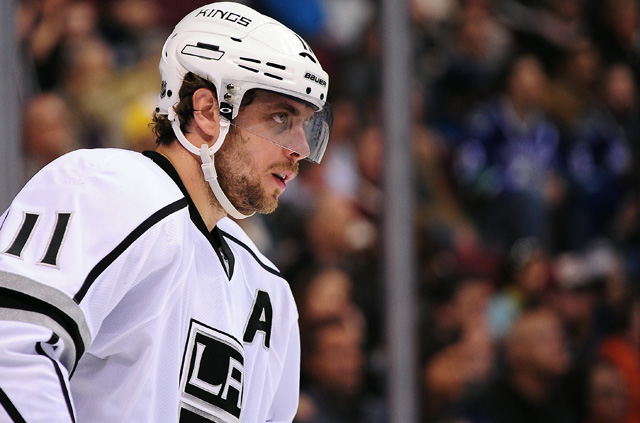 Anze Kopitar and the Kings reportedly have a long way to go on a new contract. (USATSI)