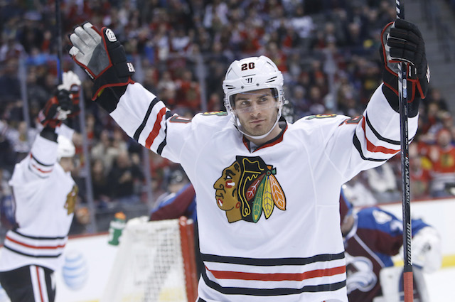 Brandon Saad is helping to form one of the best lines in the NHL for the Chicago Blackhawks. (USATSI)